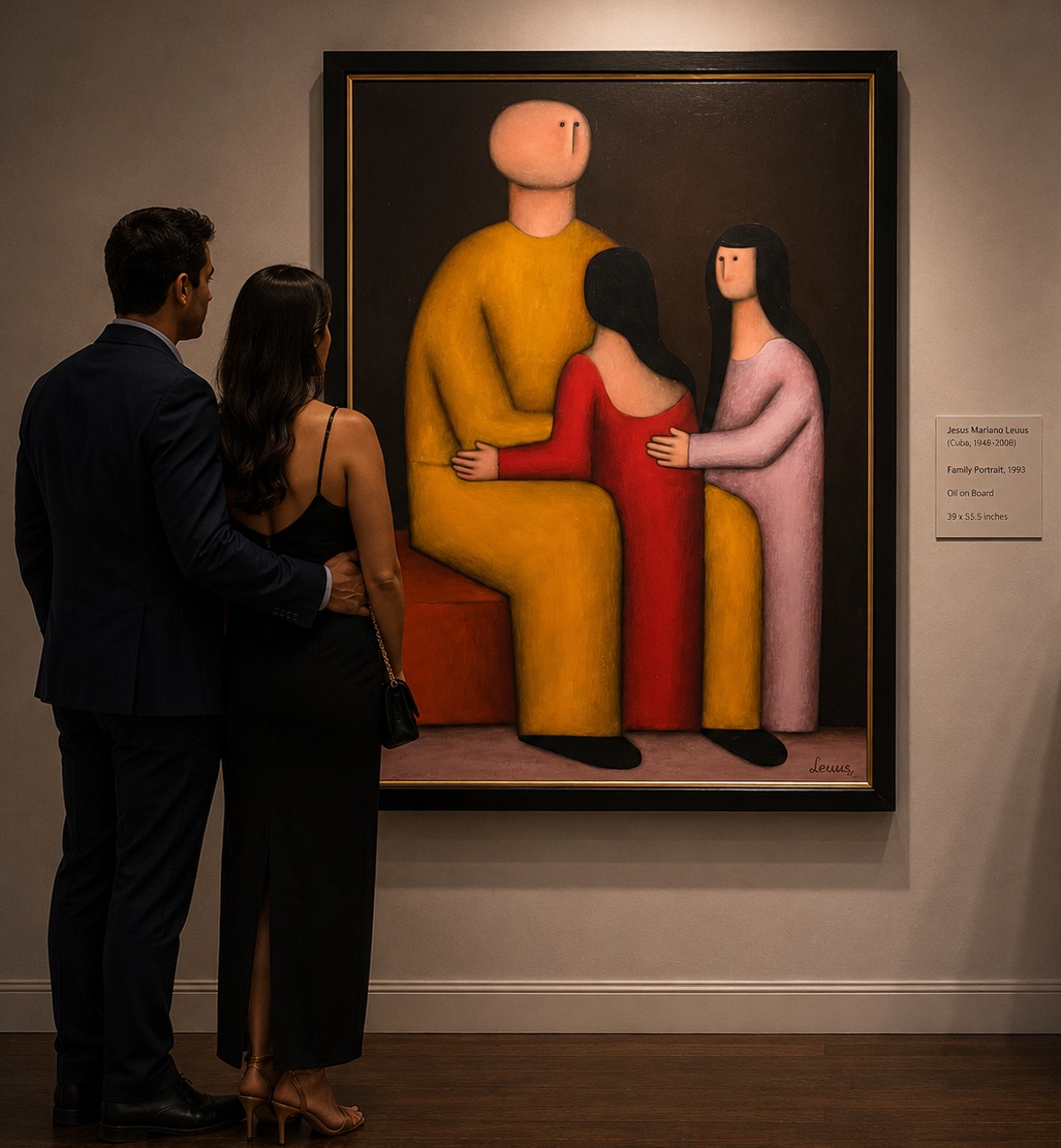 Jesus Mariano Leuus — Family Portrait, 1993 by Jesus Mariano Leuus, Cuban, 1948–2008