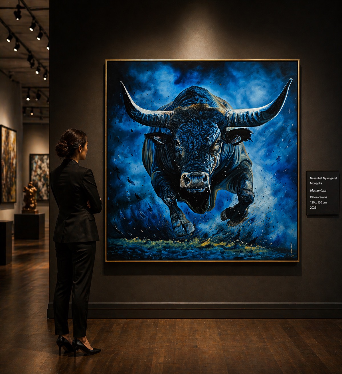 Momentum (the bull) by Nasanbat Nyamgerel - Mongolia